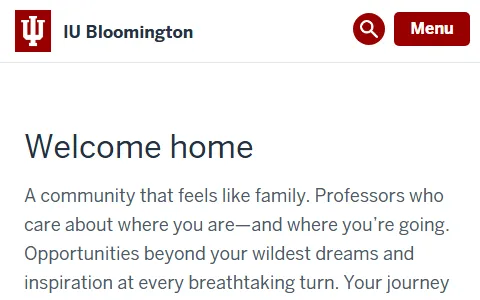 Indiana University Bloomington status preview image