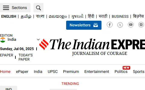 The Indian Express India status preview image