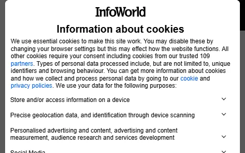 InfoWorld status preview image