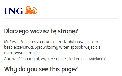 ING Poland status preview image