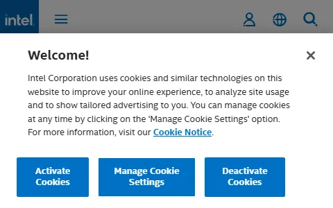 Intel status preview image