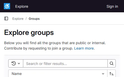 GitLab KDE status preview image