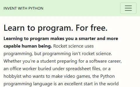 Invent With Python status preview image