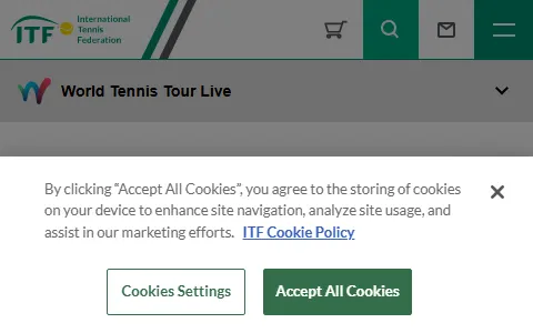 ITF Tennis status preview image