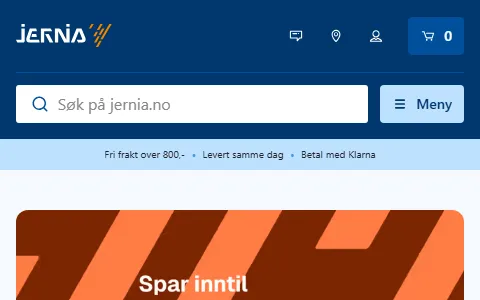 Jernia.no status preview image