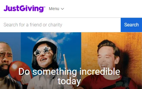 JustGiving status preview image