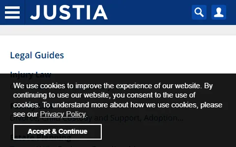 Justia status preview image