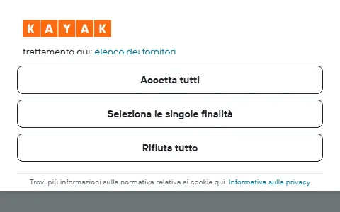 KAYAK Italy status preview image