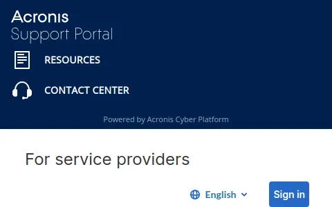 Kb.acronis.com status preview image