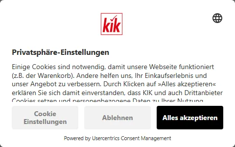 KiK Onlineshop Germany status preview image