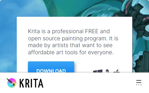 Krita status preview image