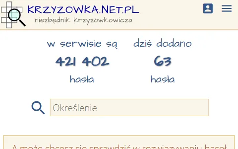 Krzyżówka Wyszukiwarka status preview image