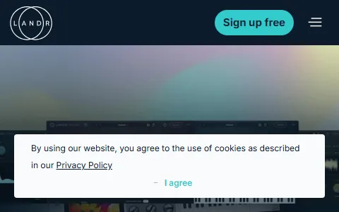 LANDR status preview image