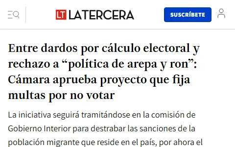 La Tercera status preview image