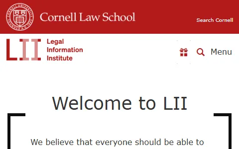 Legal Information Institute status preview image