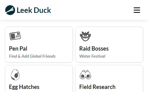 Leek Duck status preview image
