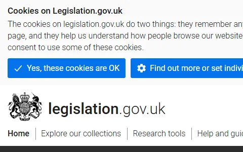 UK Legislation status preview image