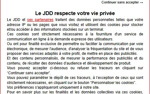 Le Journal du Dimanche status preview image
