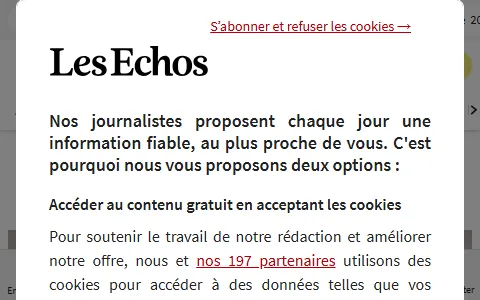 Les Echos status preview image