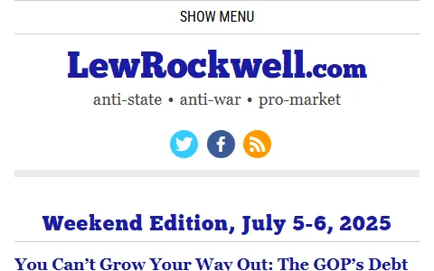 Lew Rockwell status preview image