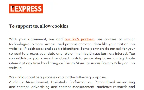 L'Express status preview image