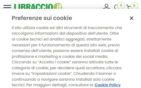 Libraccio.it status preview image