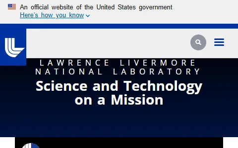 Lawrence Livermore National Laboratory status preview image