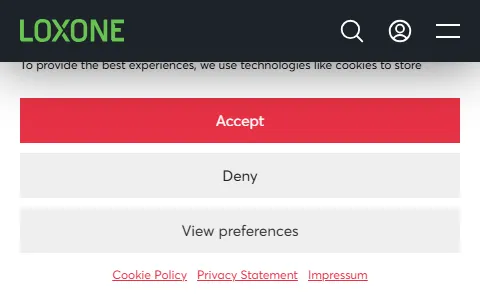Loxone status preview image