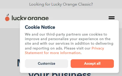 Lucky Orange status preview image