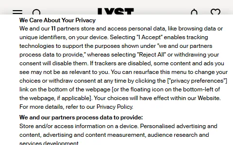 Lyst status preview image
