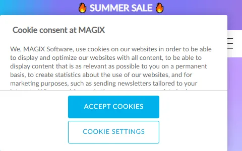 Magix.com status preview image