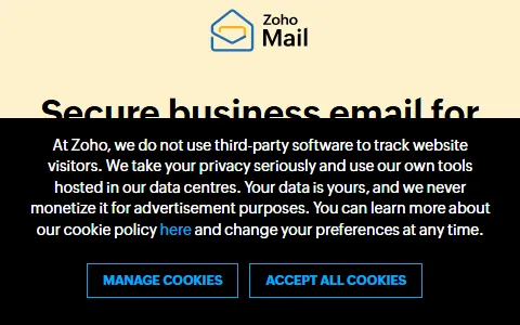 Zoho Mail status preview image