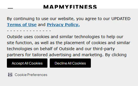 MapMyFitness status preview image