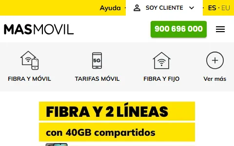 Masmovil.es status preview image