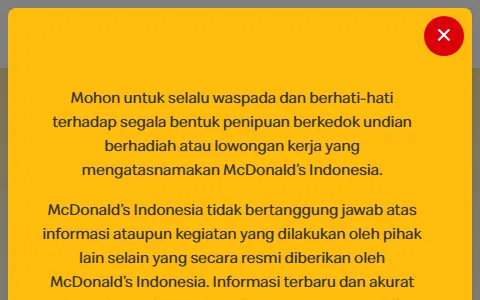 Mcdonalds.Co status preview image