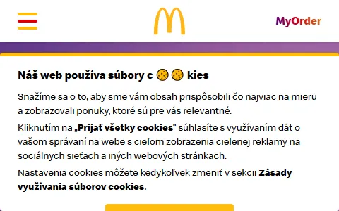 McDonald's Slovakia status preview image