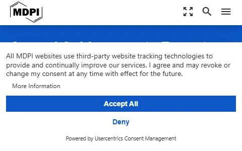 MDPI status preview image