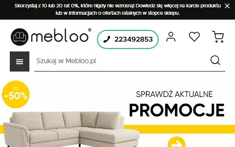 Mebloo.pl status preview image