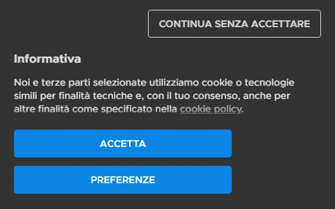 Mediaset Infinity status preview image