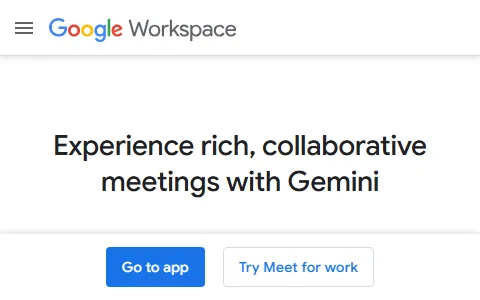 Google Meet status preview image