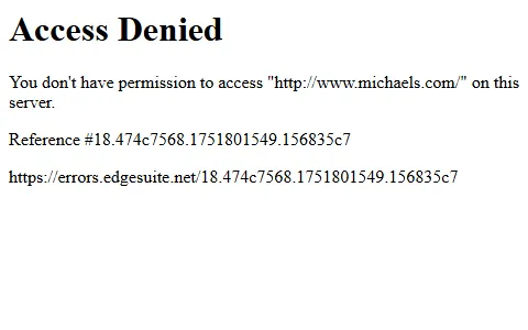 Michaels status preview image