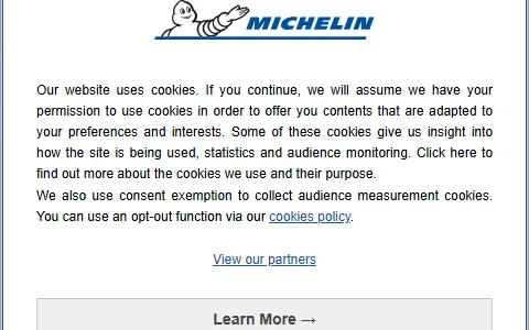 Michelin Tire status preview image