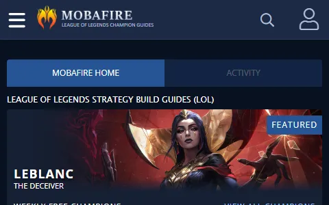 MOBAFire status preview image