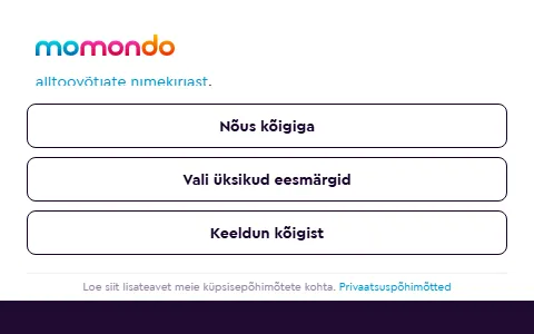 momondo Eesti status preview image