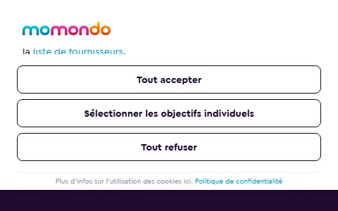 Momondo France status preview image