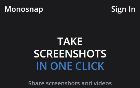 Monosnap status preview image