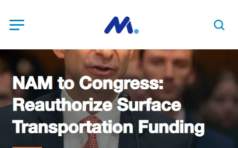 National Association of Manufacturers status preview image