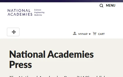 National Academies Press status preview image