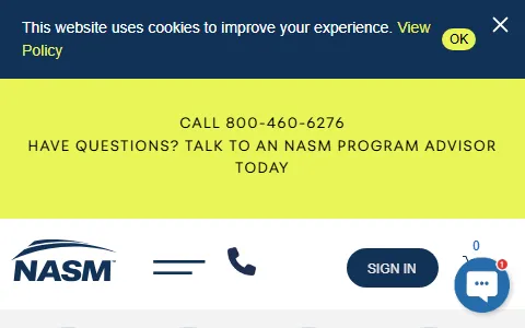 NASM status preview image