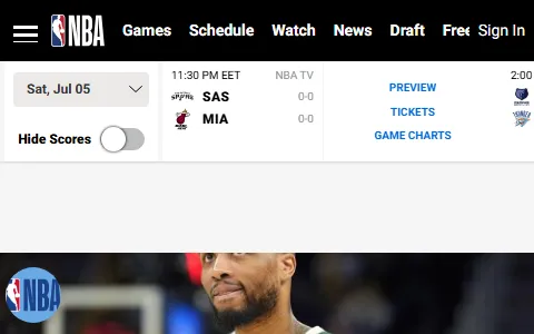 NBA status preview image